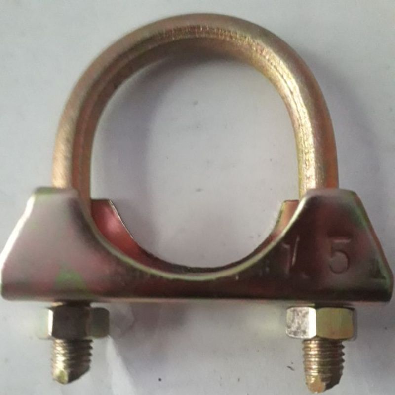 klem U pipa besi/ klem knalpot/klem setrok 1 1/2 inch