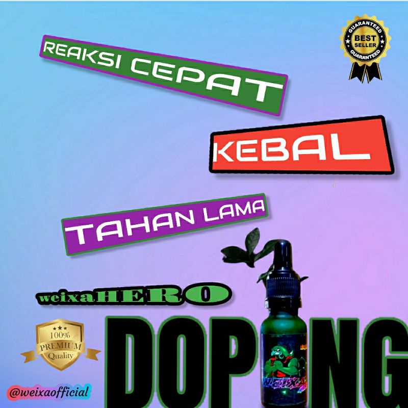 Doping Ayam Laga/Ayam Petarung Doping VVIP ||weixaHERO|| guaranted Champ