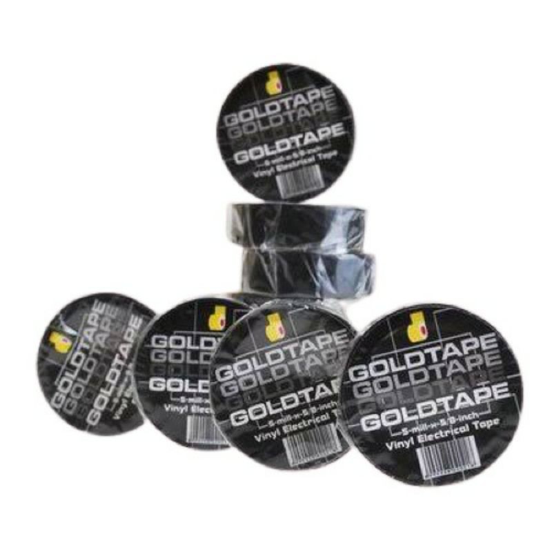 

Isolasi Listrik Goldtape / Solasi / Selotip Hitam Kecil