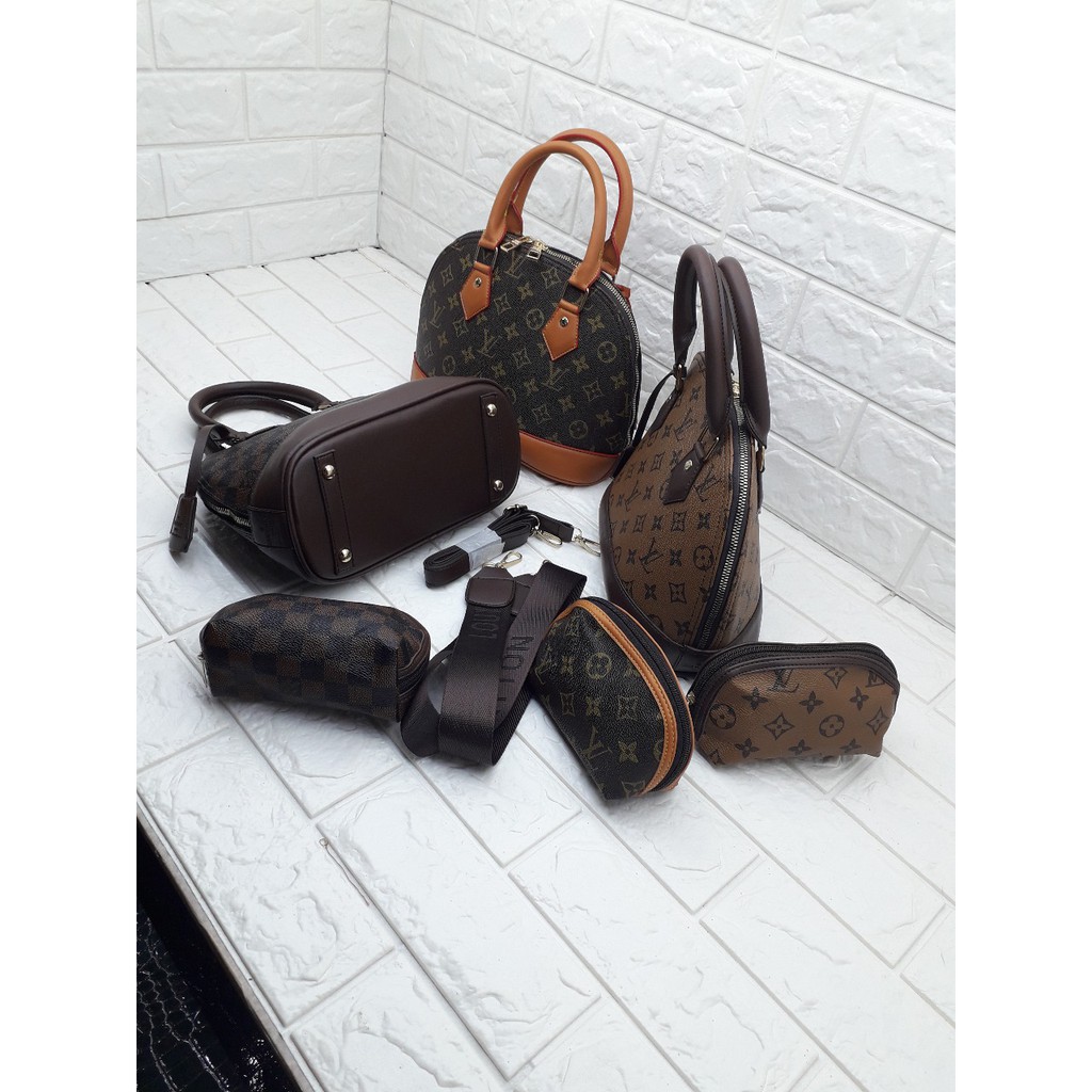 Tas NEW ALMA MEDIUM SET DOMPET 2 TALI FREE DOMPET MINI