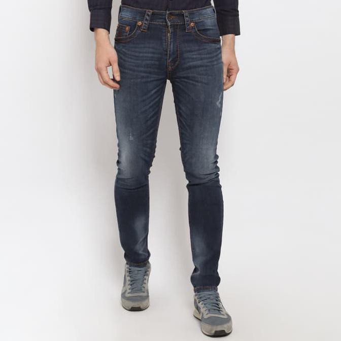 Energie Jeans Pria Original - Ronny Jeans Slim Fit Q4785