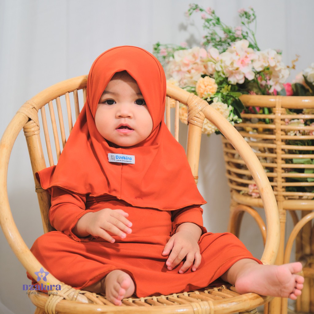 GAMIS BAYI KIA by DZAKIRA 0-2Thn TARACOTTA