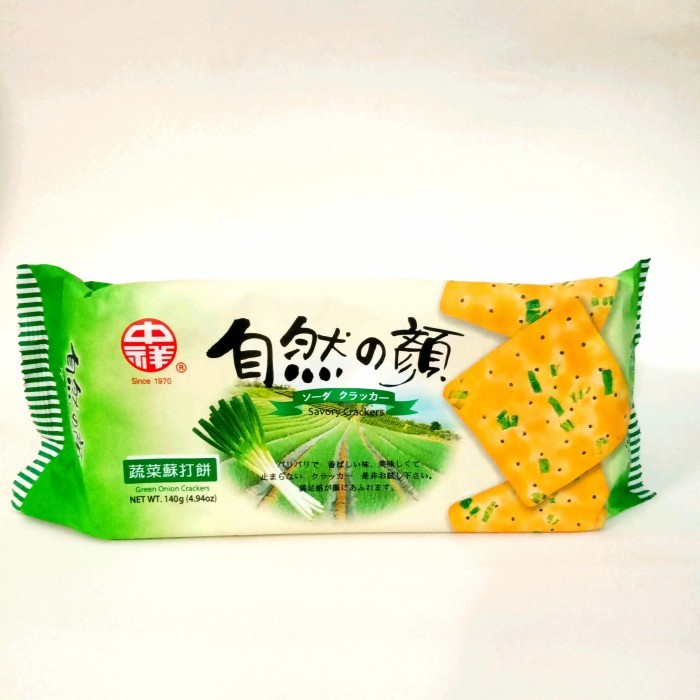 

CHUNG HSIANG SAVORY GREEN ONION CRACKERS 140 GR