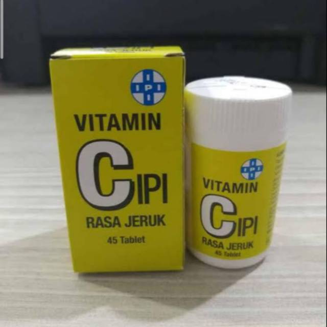 Jual Cipi vitamin c & B 45 tablet rasa jeruk | Shopee Indonesia