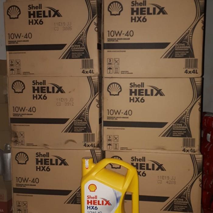 Oli / Oli Mobil Shell Helix Hx6 . 10W-40 . 4L