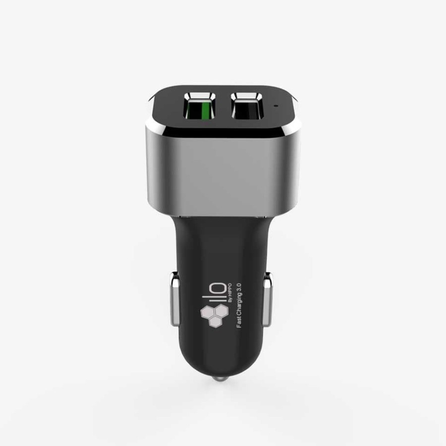Hippo ILO CF202 Car Charger Mobil Quick Fast Charging Saver