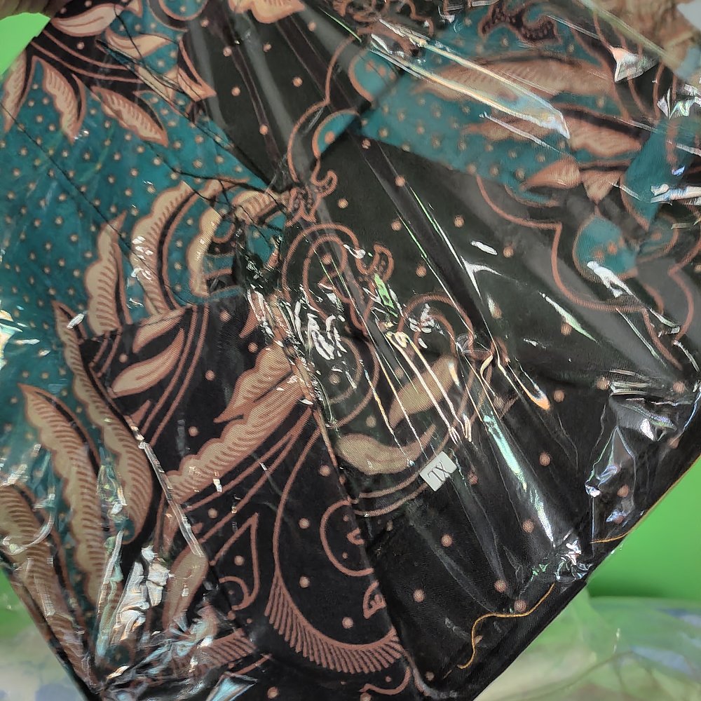 Bac011 New Kemeja Batik Pria Lengan Panjang 848vo Kemeja Pilot Pangkat Pdl