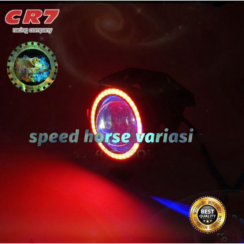 Lampu Tembak U7 Besar 2659 CR7 AE RED-DE BLUE