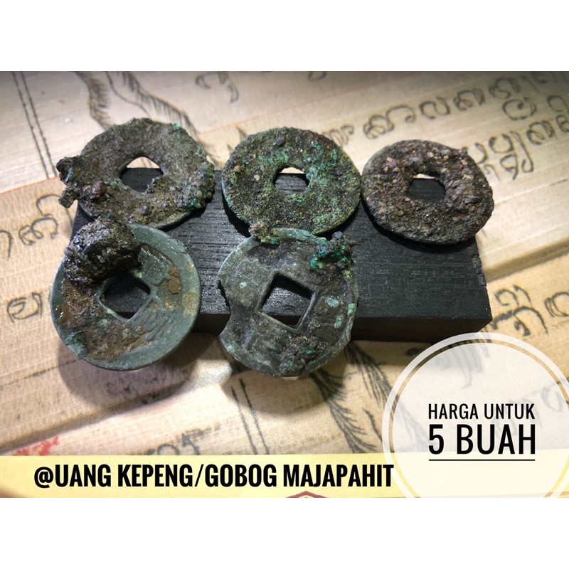 Uang Gobok K8 atau Uang Kuno Kepeng atau Uang Era Majapahit