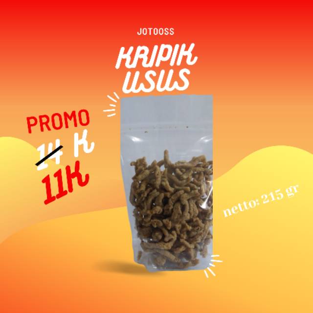

Keripik usus 215gr