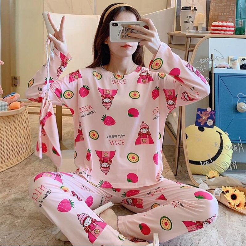 Stelan baju tidur import murah/ fashion wanita/baju tidur murah C07-D1