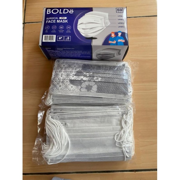 BOLDe Masker Medis 4 ply izin  Depkes - Super Mask Surgical Mask