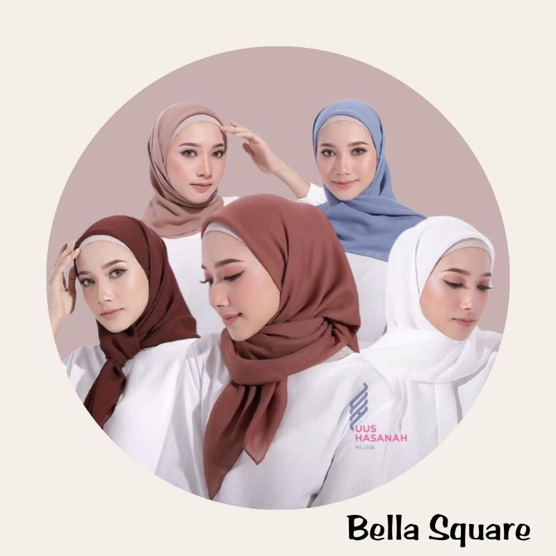 BELLA SQUARE PART 2•jilbab segi empat •kerudung segiempat