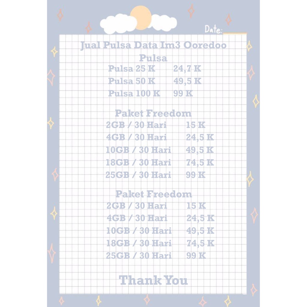 PULSA / PAKET DATA IM3 MURAH