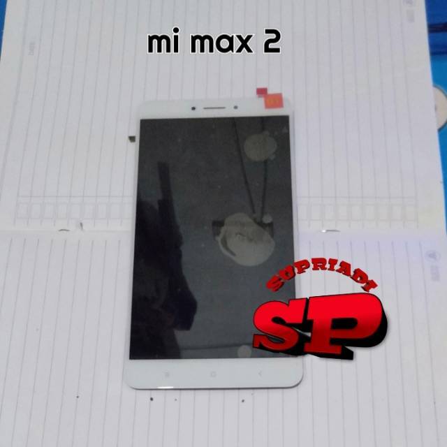 LCD TOUCSREEN LCD TOCSREEN FULL SET XIAOMI MI MAX 2 MI MAX2 HITAM Ori New