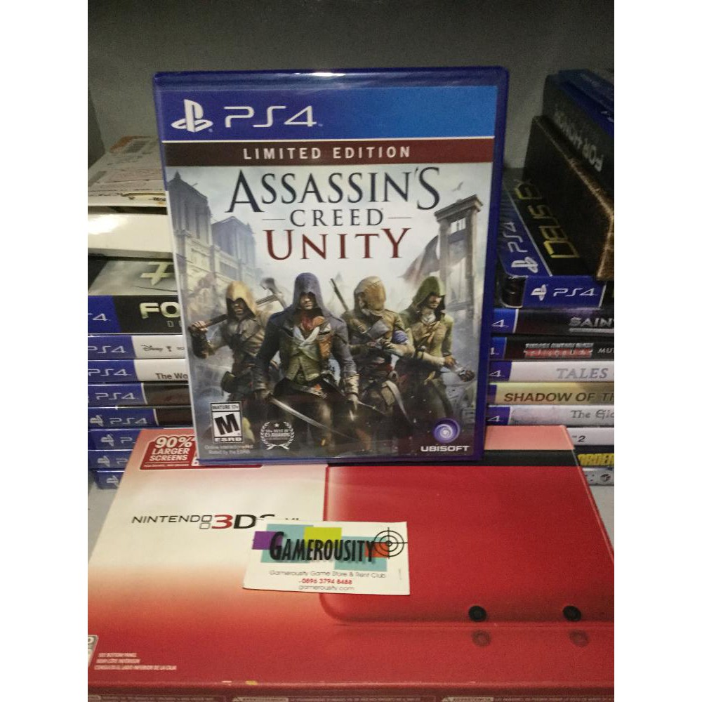 Assasin Creed Unity new sealed region all ps4 Murah