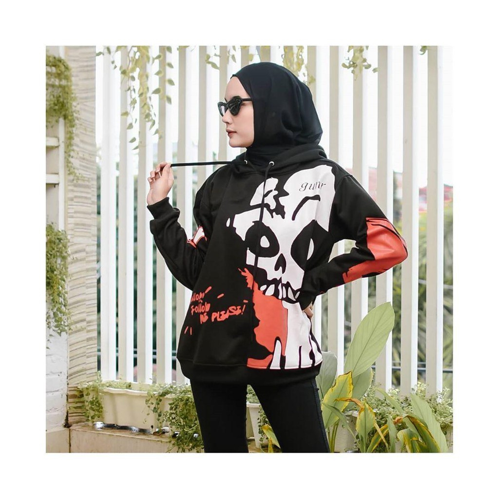 Skull Hodie | Sweater Terbaru | Sweater Fleece