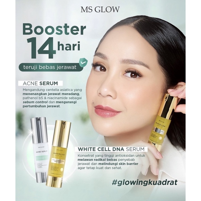 Ms Glow Serum Luminous | Whitening Gold Serum | Serum Lifting | Serum Acne | Serum WhiteCell DNA | Serum Peeling Ms Glow