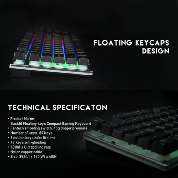 Fantech K613x Keyboard Gaming Membrane