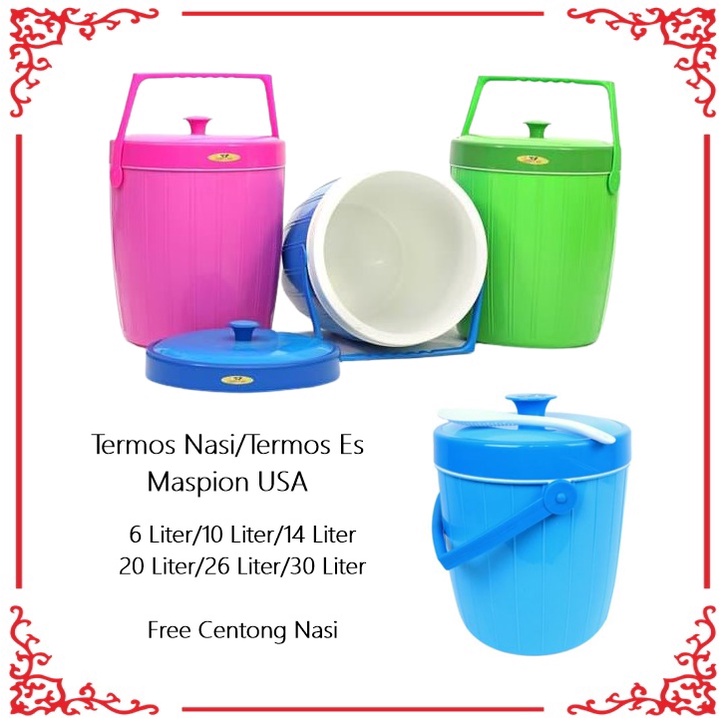 Termos Nasi/Termos Es/Ice Bucket Maspion USA 30L