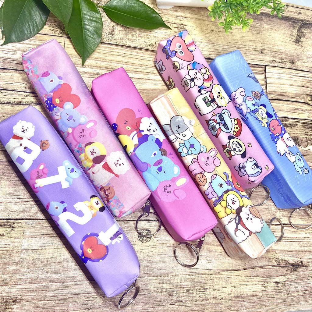 KOTAK PENSIL BT21 BTS / KOTAK PENSIL BTS / TEMPAT ALAT TULIS / AKSESORIS BELAJAR / KOTAK PULPEN