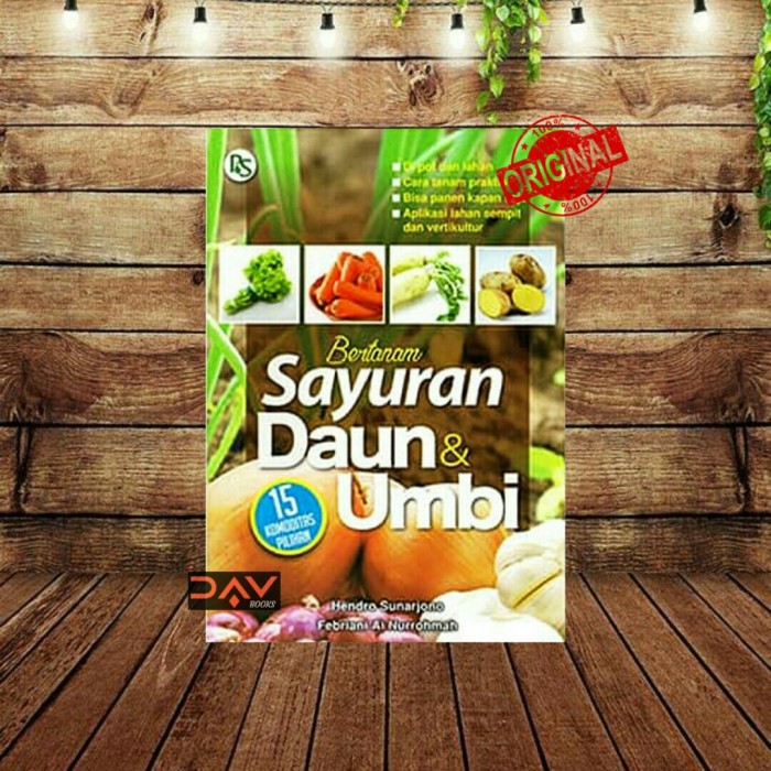 Buku Bertanam Sayuran Daun & Umbi