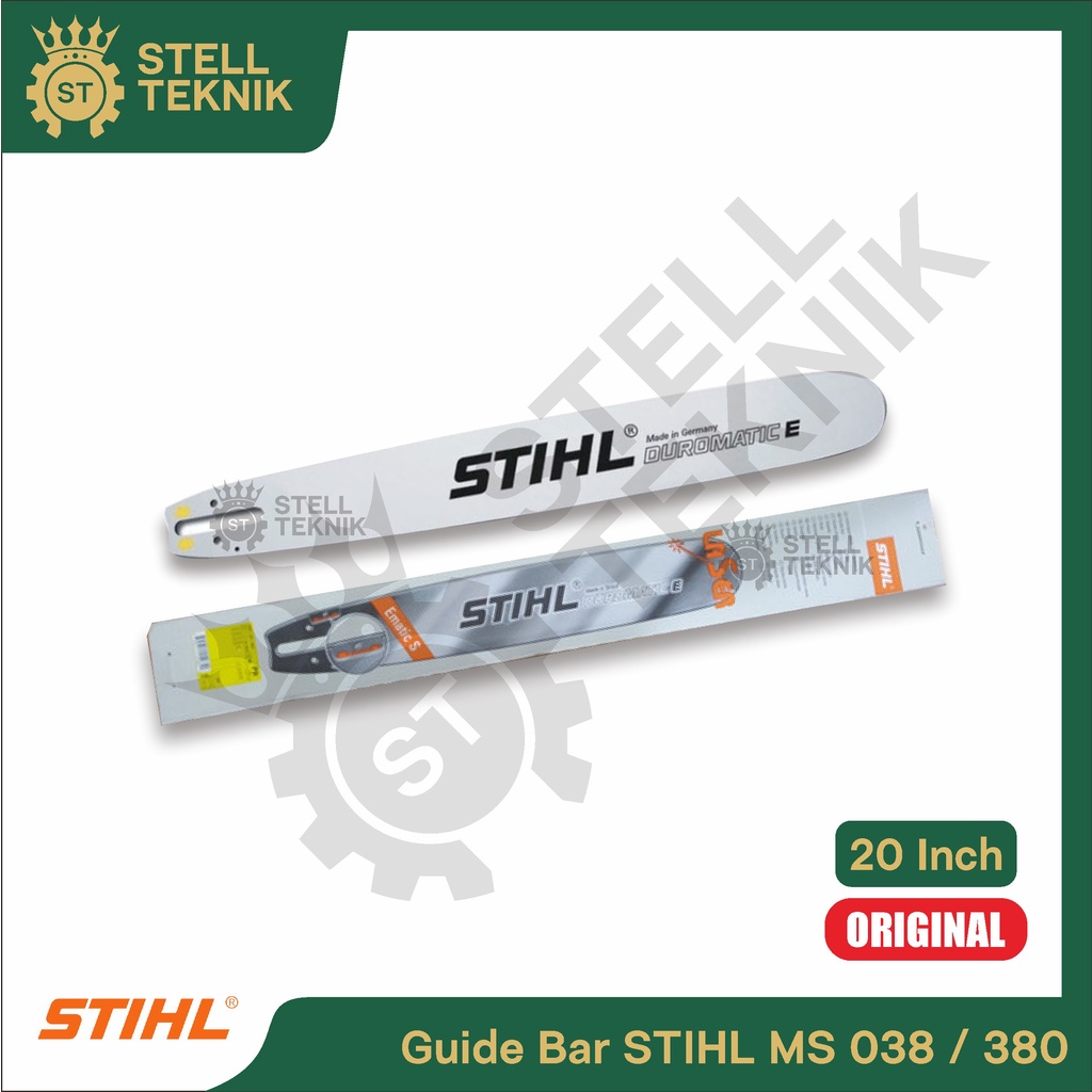 Guide Bar Gergaji Mesin STIHL MS 038 380 20" Inch / Guide Bar Chainsaw Senso STIHL MS 038 380 20" In