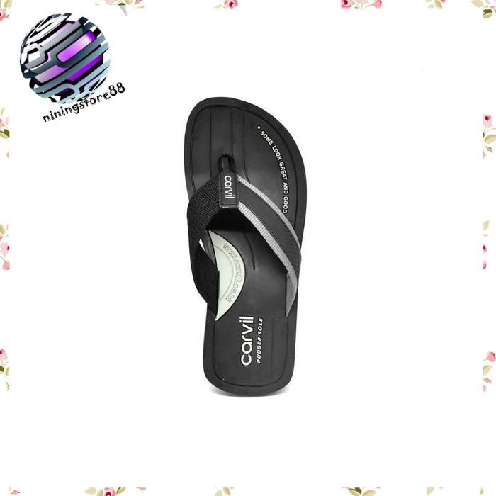 Sandal sendal pria CarvilNEW EMW01 BLACKGREY SL138