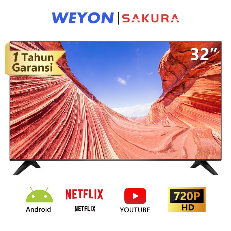 TV LED 32 INCH SMART TV/DIGITAL/ANALOG MURAH FULL LAYAR GARANSI 1 TAHUN