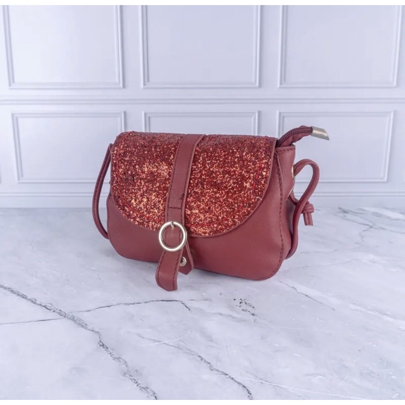 tas import kulit slingbag tas alexis cantik