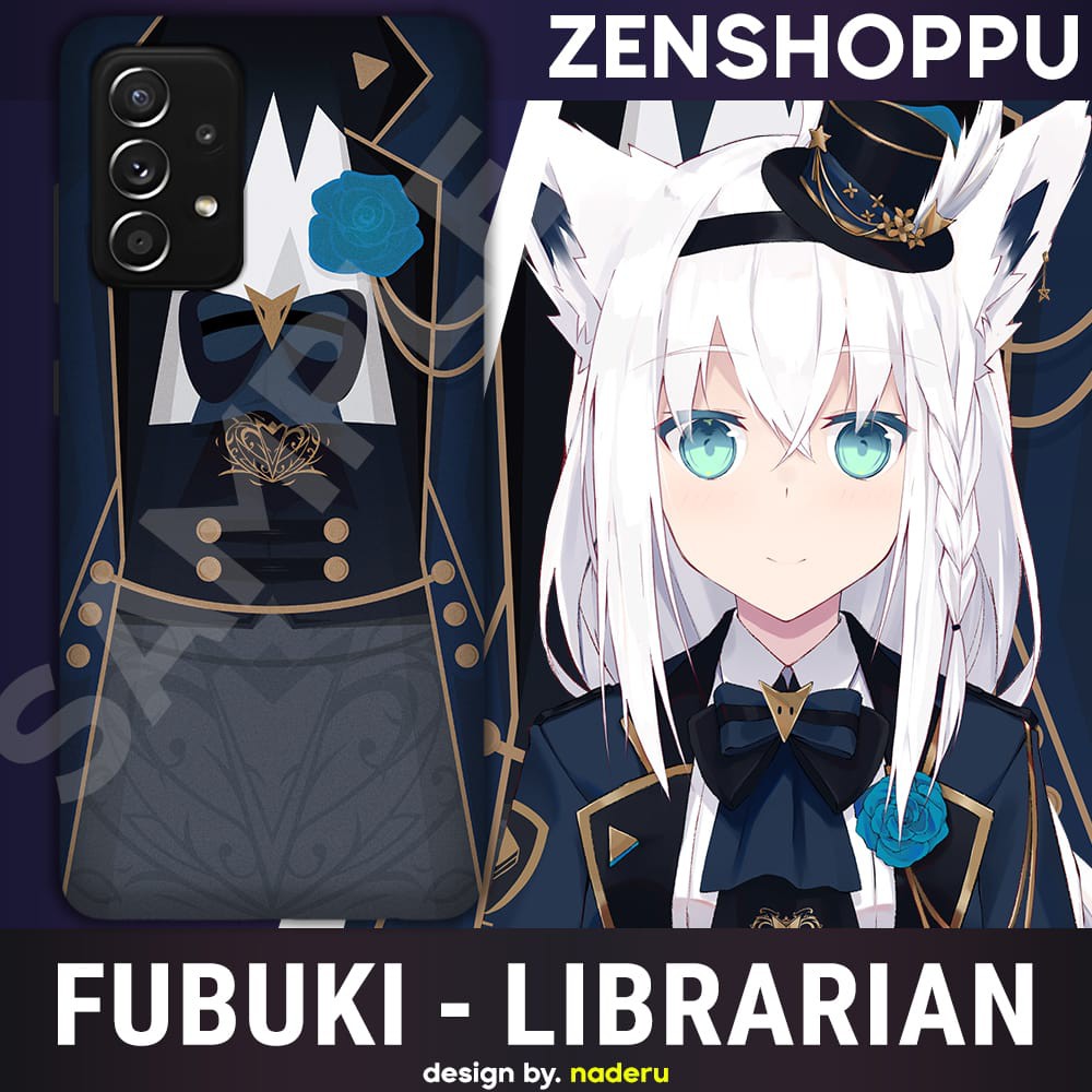 Shirakami Fubuki Librarian - Hololive JP Phone Case
