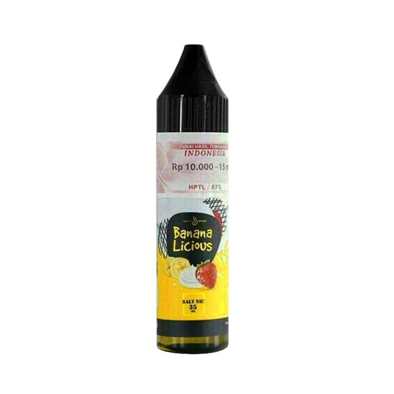 Bananalicious Salt Nic E-Liquid 15ML 35MG [ vape / vapor / rokok elektrik ]
