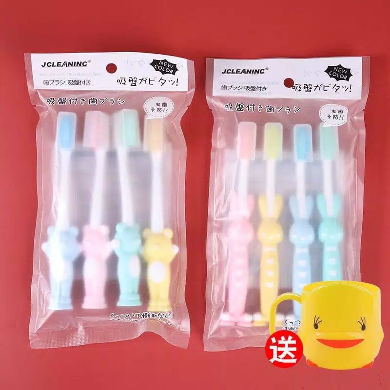 ( 1 Pcs  ) Sikat Gigi Anak Karakter Lucu Rabbit And Bear (