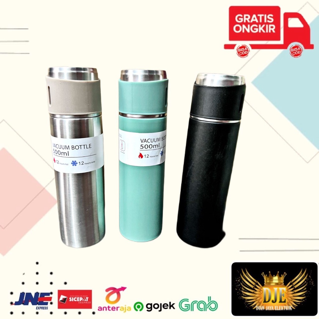 thermos kapsul thermos traveling vacuum flask souvenir set gelas