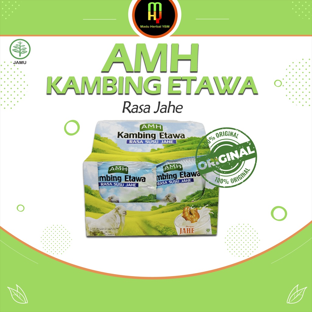 

Susu Kambing Etawa - AMH - Rasa JAHE 1 Box Isi 10 Sachet
