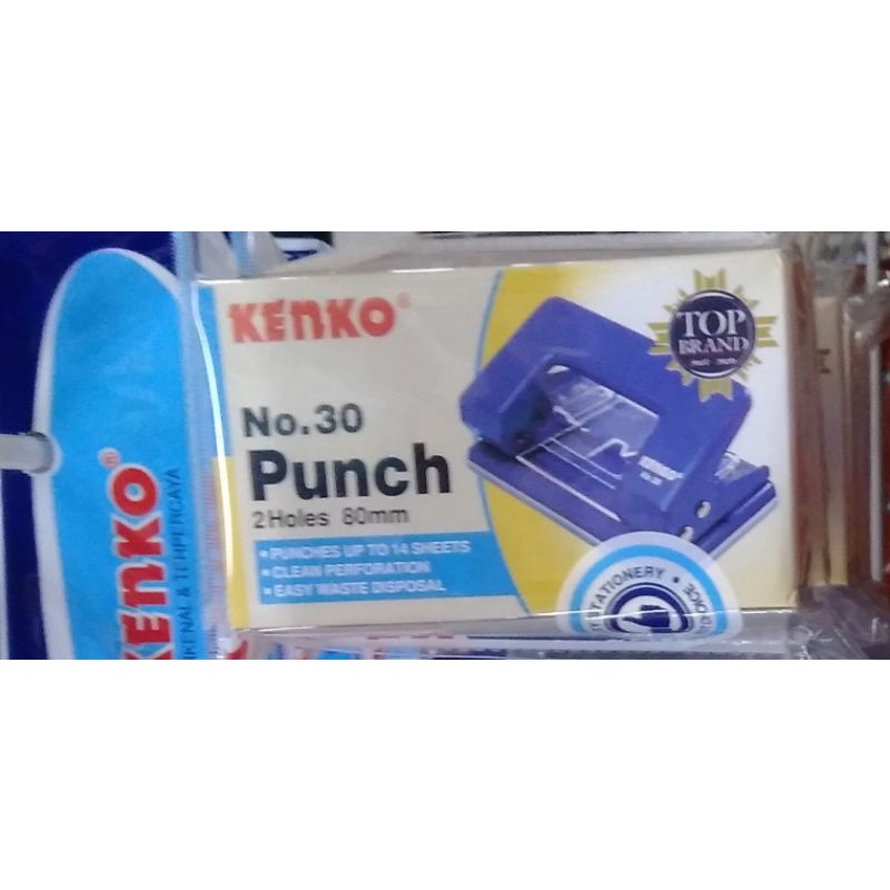 

Kenko Punch No. 30NP 2 Holes 80mm - Pembolong Kertas No 30