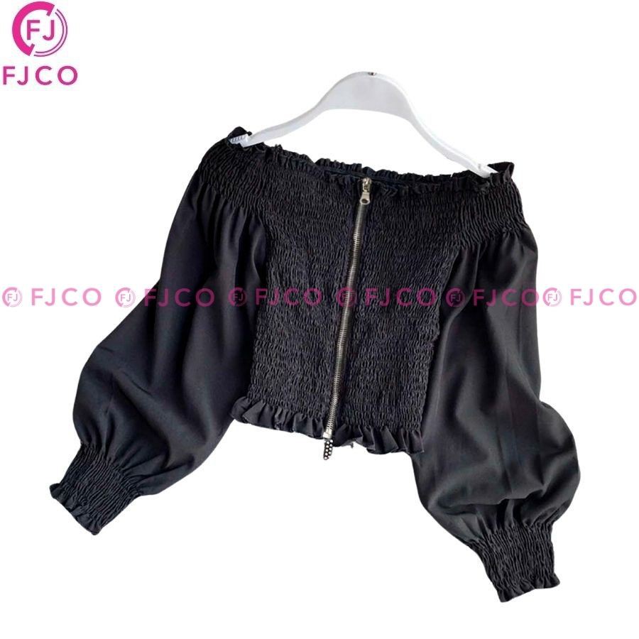 FJCO - Baju Atasan Wanita Terbaru 2021 / Blouse Wanita Kekinian Size XXL / BLOUSE GAMORA-hitam