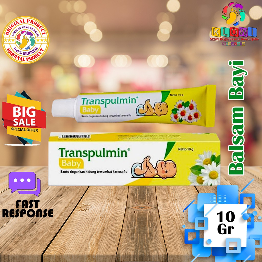 Transpulmin Baby Meredakan Flu Pada Bayi - 10 Gr