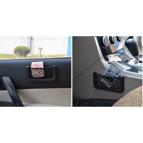 Car Net Organizer Pocket Kantong Jaring Mobil Small Penyimpanan Barang