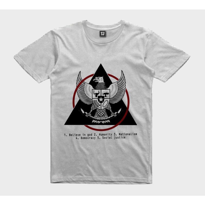 kaos pancasila motif garuda