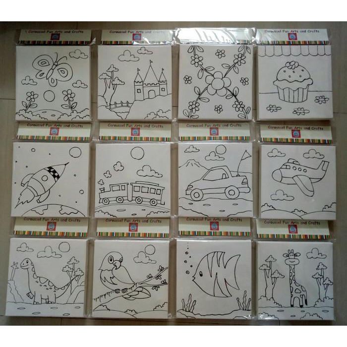 

Kanvas | Kanvas Lukis Anak 20Cmx20Cm
