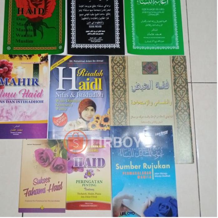 ¤ PAKET BUKU HAID Sumber rujukan Permasalahan Wanita lirboyo press Risalah haidl nifas dan istikhadl