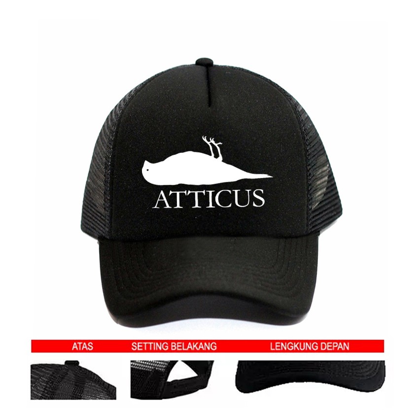Topi Trucker ATTICUS White - Premium