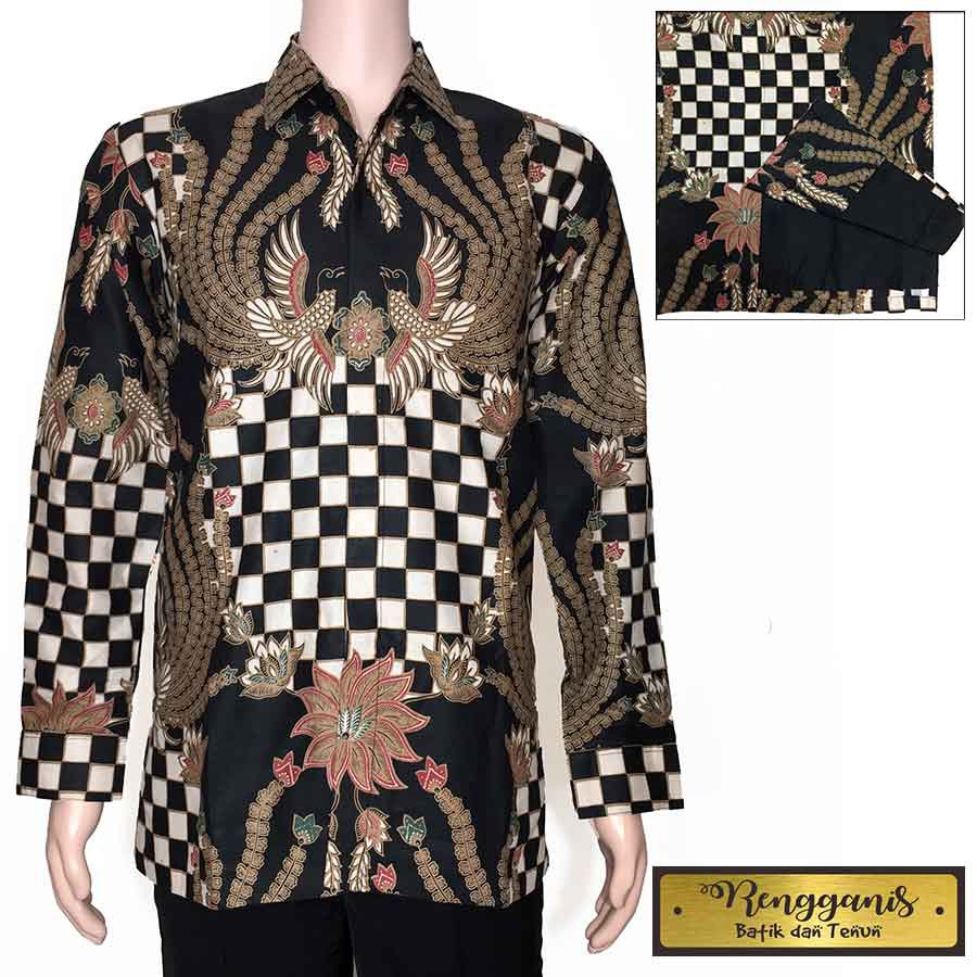Kemeja Batik Pria Exclusive Lengan Panjang Motif Batik Pola Modern Terbaru Motif Lawasan 08 Shopee Indonesia Baju batik motif lampung