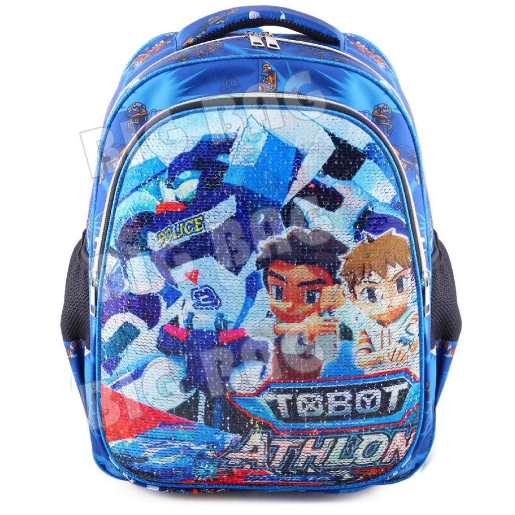 Tas Usap Ransel Anak Laki Laki Karakter - Robot Bus - Mission Ice - Swipe Boys + FREE BOTOL TERBARU