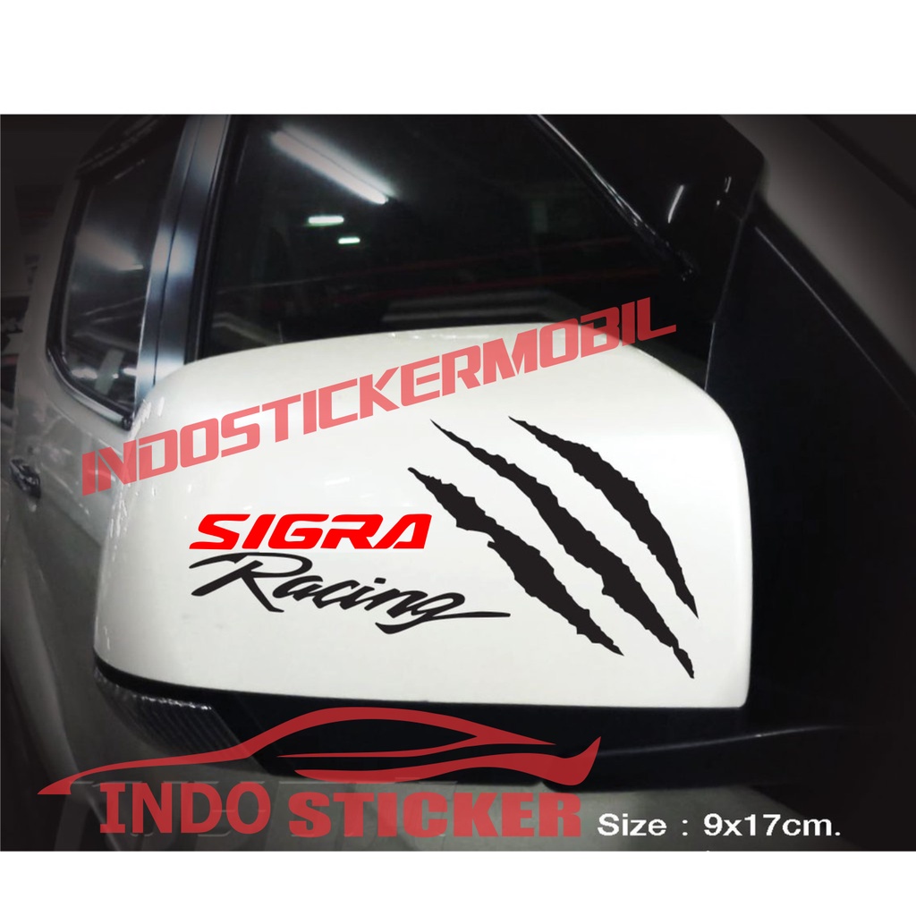 STICKER STIKER SPION MOBIL SIGRA STICKER SEPION MOBIL DAIHATSU SIGRA RACING