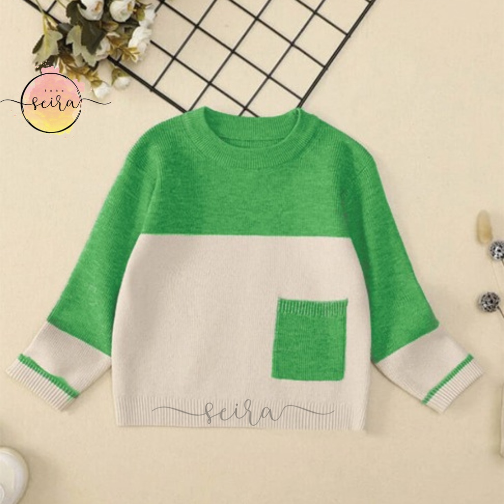 Cardigan Anak Miky Premium / Cardigan Anak Miky Tebal / Rajut Anak Tebal / Baju Anak Lucu