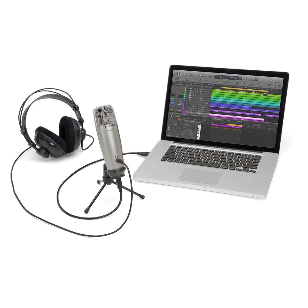 Samson C01U Pro USB Studio Condenser Podcast Microphone Premium