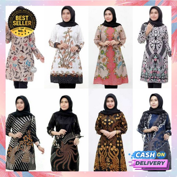 Atasan Cewe Fashionable Atasan Wanita Terbaru Atsan Cewek Formal Batik Model Terbaru Kemeja Wanita F