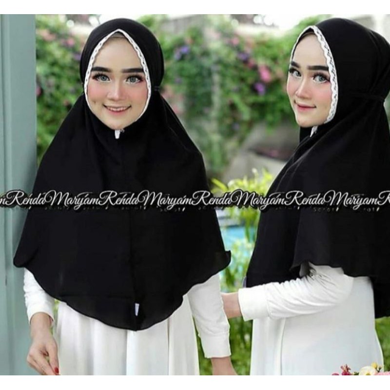 Bergo renda/instan simple-4